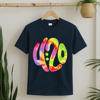 Trippy Tie Dye 4 20 Four Twenty T-Shirt