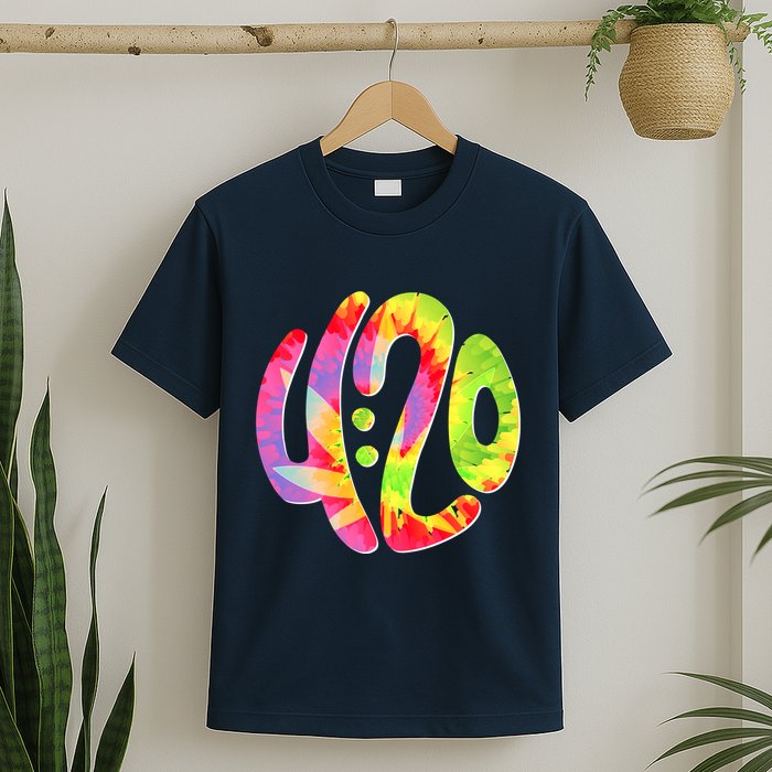 Trippy Tie Dye 4 20 Four Twenty T-Shirt