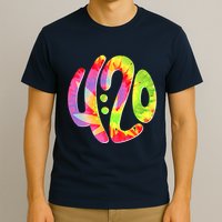 Trippy Tie Dye 4 20 Four Twenty T-Shirt