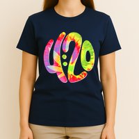 Trippy Tie Dye 4 20 Four Twenty T-Shirt