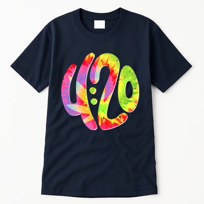 Trippy Tie Dye 4 20 Four Twenty Tall T-Shirt