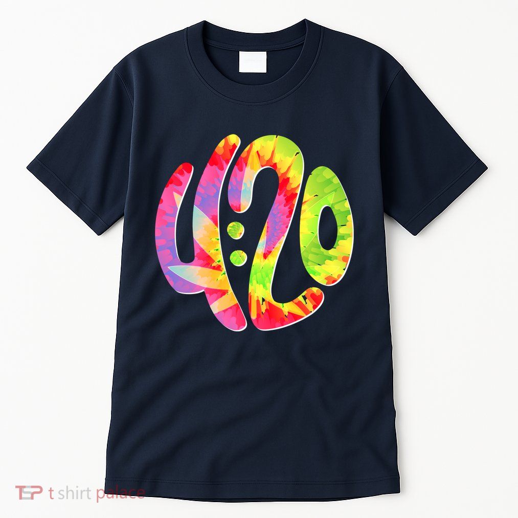Trippy Tie Dye 4 20 Four Twenty Tall T-Shirt