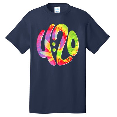 Trippy Tie Dye 4 20 Four Twenty Tall T-Shirt