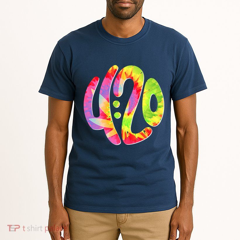 Trippy Tie Dye 4 20 Four Twenty Tall T-Shirt