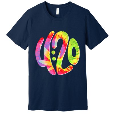Trippy Tie Dye 4 20 Four Twenty Premium T-Shirt