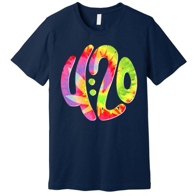 Trippy Tie Dye 4 20 Four Twenty Premium T-Shirt