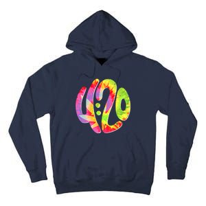 Trippy Tie Dye 4 20 Four Twenty Tall Hoodie