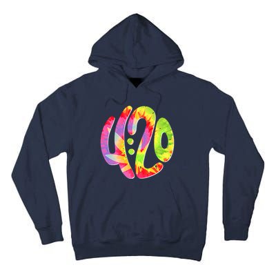 Trippy Tie Dye 4 20 Four Twenty Tall Hoodie