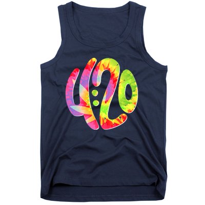 Trippy Tie Dye 4 20 Four Twenty Tank Top