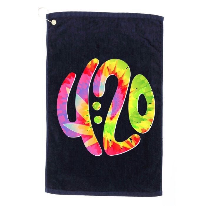 Trippy Tie Dye 4 20 Four Twenty Golf Towel