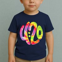 Trippy Tie Dye 4 20 Four Twenty Toddler T-Shirt