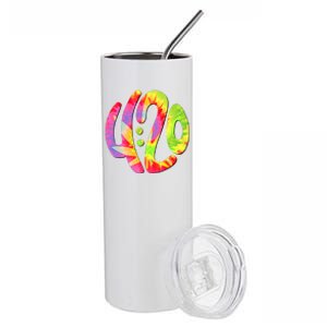 Trippy Tie Dye 4 20 Four Twenty Stainless Steel Tumbler