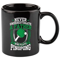 Table Tennis Dad Ping Pong Lover Daddy Fathers Day Meaningful Gift 11oz C Handle Ceramic Mug