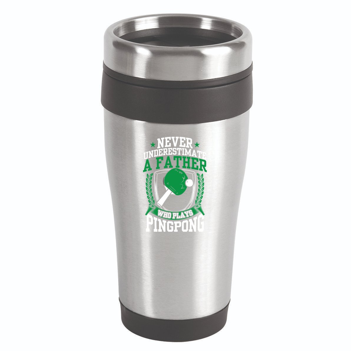 Table Tennis Dad Ping Pong Lover Daddy Fathers Day Meaningful Gift 16oz Travel Tumbler
