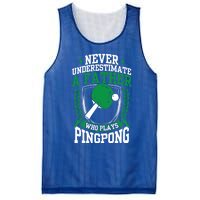 Table Tennis Dad Ping Pong Lover Daddy Fathers Day Meaningful Gift Mesh Reversible Basketball Jersey Tank