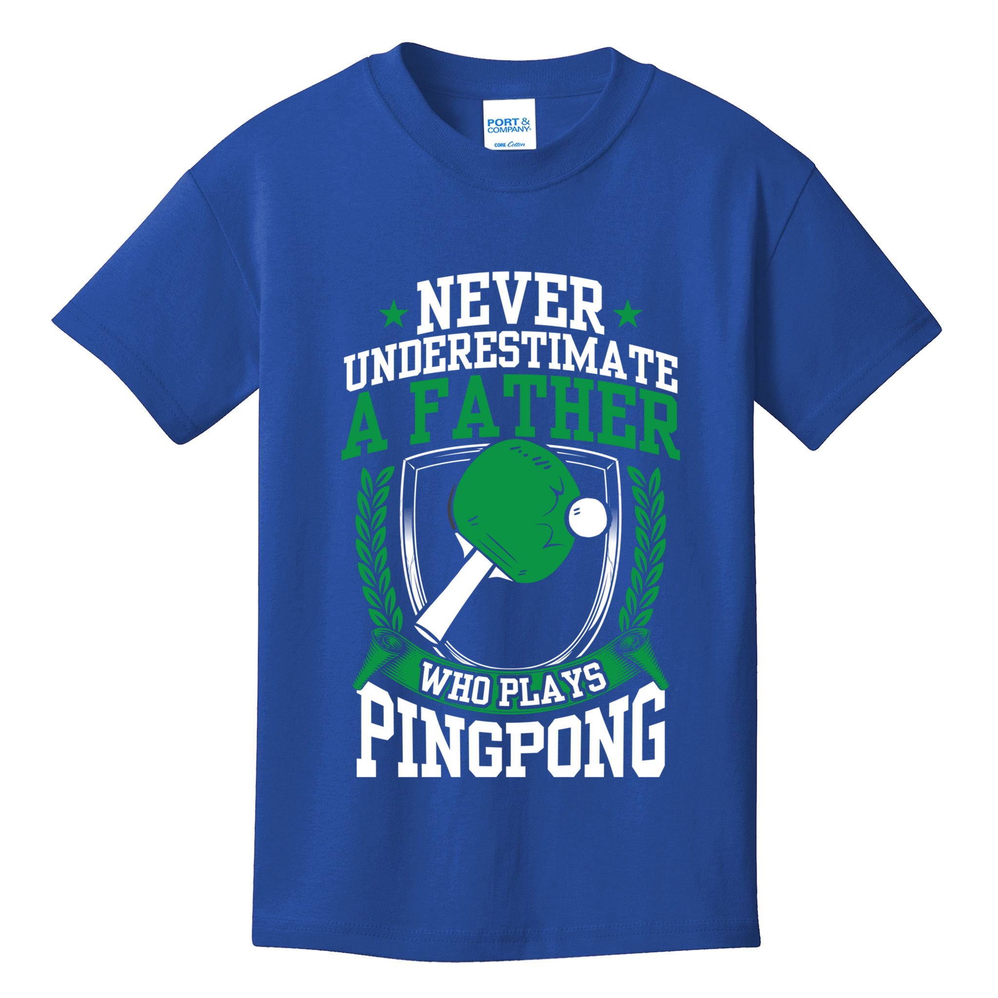 Table Tennis Dad Ping Pong Lover Daddy Fathers Day Meaningful Gift Kids T-Shirt