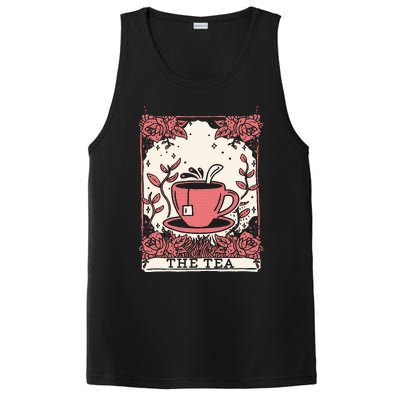 The Tea Drinker Tarot Card Reading Occult Dark Magic PosiCharge Competitor Tank