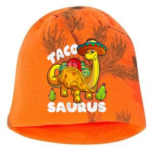 Tacosaurus Taco Dinosaur Funny Dino Cinco De Mayo Mexican Kati - Camo Knit Beanie