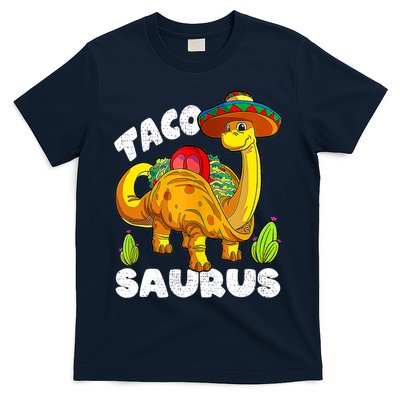 Tacosaurus Taco Dinosaur Funny Dino Cinco De Mayo Mexican T-Shirt