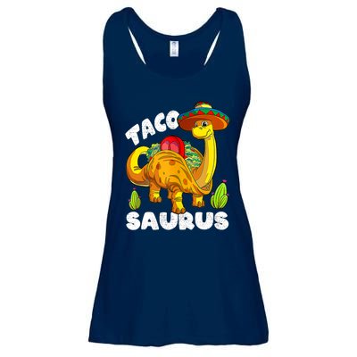 Tacosaurus Taco Dinosaur Funny Dino Cinco De Mayo Mexican Ladies Essential Flowy Tank