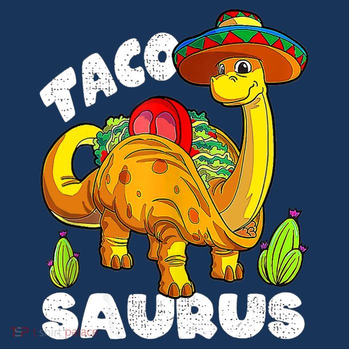 Tacosaurus Taco Dinosaur Funny Dino Cinco De Mayo Mexican Cooling Performance Long Sleeve Crew