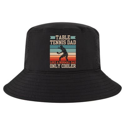 Table Tennis Dad Ping Pong Player Papa Fathers Day Funny Gift Cool Comfort Performance Bucket Hat