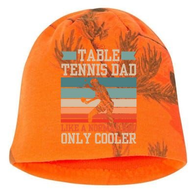 Table Tennis Dad Ping Pong Player Papa Fathers Day Funny Gift Kati - Camo Knit Beanie