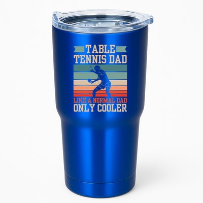 Table Tennis Dad Ping Pong Player Papa Fathers Day Funny Gift Tumbler