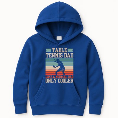 Table Tennis Dad Ping Pong Player Papa Fathers Day Funny Gift Kids Hoodie