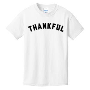 Thankful Thanksgiving Day Kids T-Shirt