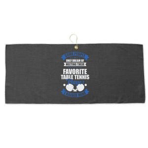 Table Tennis Design Table Tennis Dad Gift Large Microfiber Waffle Golf Towel