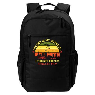 Thanksgiving Turkey Drop As God Is My Witness Turkeys Daily Commute Backpack