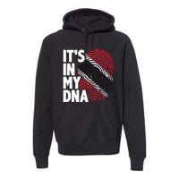 Trinidadian Tobagonian Dna Trinidad And Tobago Flag Premium Hoodie