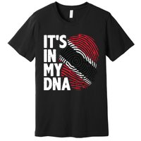 Trinidadian Tobagonian Dna Trinidad And Tobago Flag Premium T-Shirt