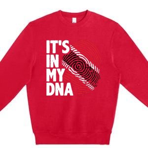 Trinidadian Tobagonian Dna Trinidad And Tobago Flag Premium Crewneck Sweatshirt