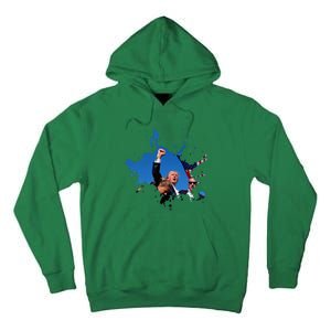 Triumphant Trump Defend Democracy Political Tall Hoodie