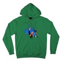 Triumphant Trump Defend Democracy Political Tall Hoodie