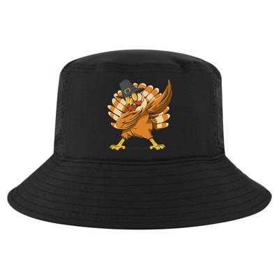 Thanksgiving Turkey Dabbing Funny Cool Comfort Performance Bucket Hat