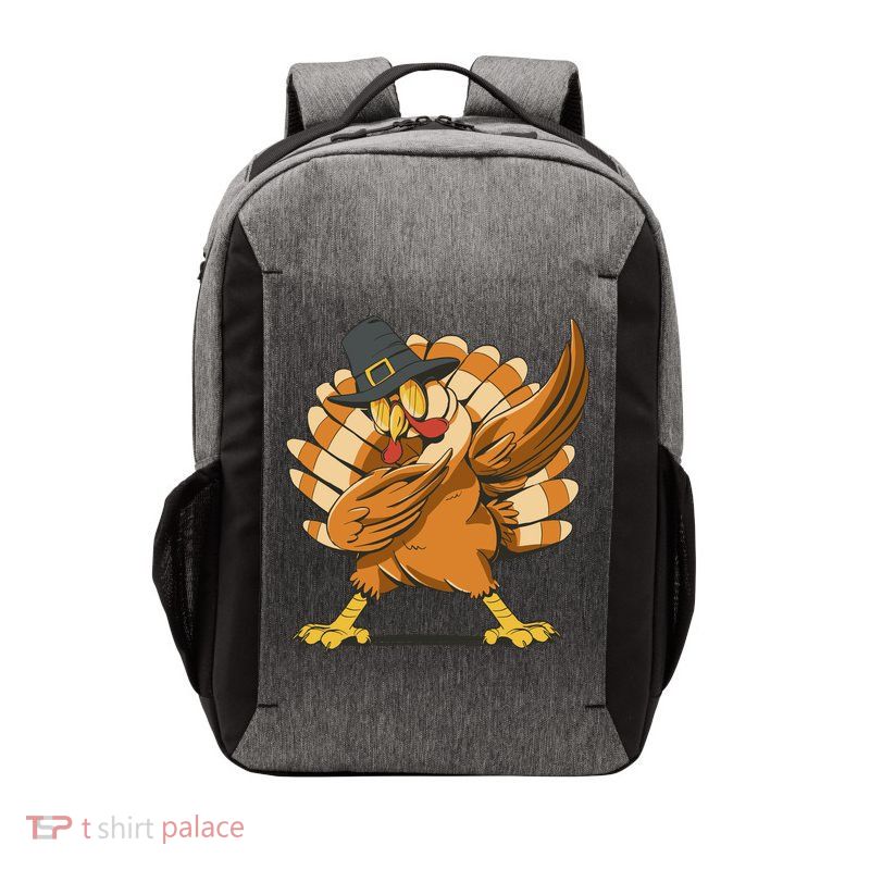 Thanksgiving Turkey Dabbing Funny Vector Backpack