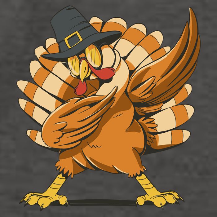 Thanksgiving Turkey Dabbing Funny Vector Backpack