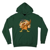 Thanksgiving Turkey Dabbing Funny Hoodie