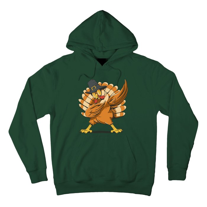 Thanksgiving Turkey Dabbing Funny Hoodie