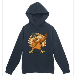 Thanksgiving Turkey Dabbing Funny Urban Pullover Hoodie