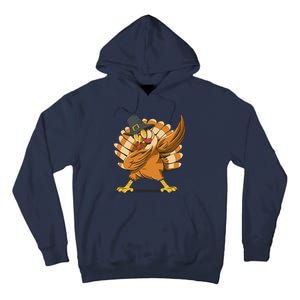 Thanksgiving Turkey Dabbing Funny Tall Hoodie