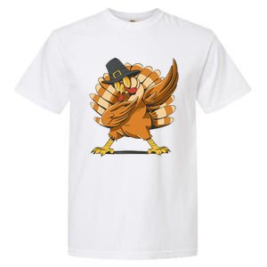 Thanksgiving Turkey Dabbing Funny Garment-Dyed Heavyweight T-Shirt