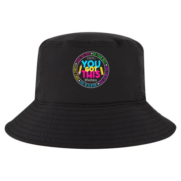 Teacher Testing Day You Got This Test Day Rock The Test Cool Comfort Performance Bucket Hat