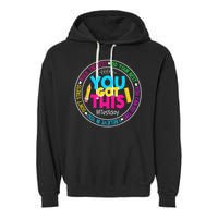 Teacher Testing Day You Got This Test Day Rock The Test Garment-Dyed Fleece Hoodie