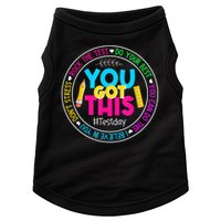 Teacher Testing Day You Got This Test Day Rock The Test Doggie Tank