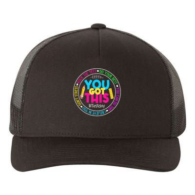 Teacher Testing Day You Got This Test Day Rock The Test Yupoong Adult 5-Panel Trucker Hat