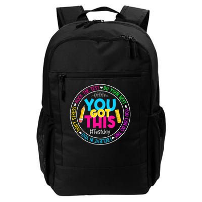 Teacher Testing Day You Got This Test Day Rock The Test Backpack